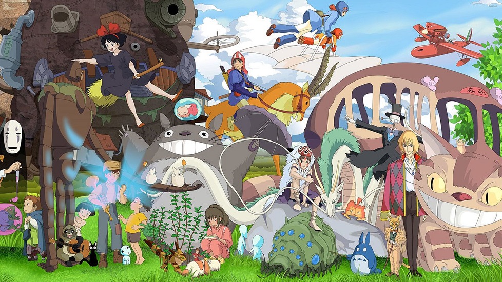 Curiosità sullo Studio Ghibli: L'immagine di copertina mostra i personaggi più famosi dei film dello Studio Ghibli, tutti insieme: Totoro, Nausicaa, la Principessa Mononoke, Kiki e molti altri. In questo articolo tratteremo 5 curiosità sullo Studio Ghibli che solo i veri esperti conoscono.