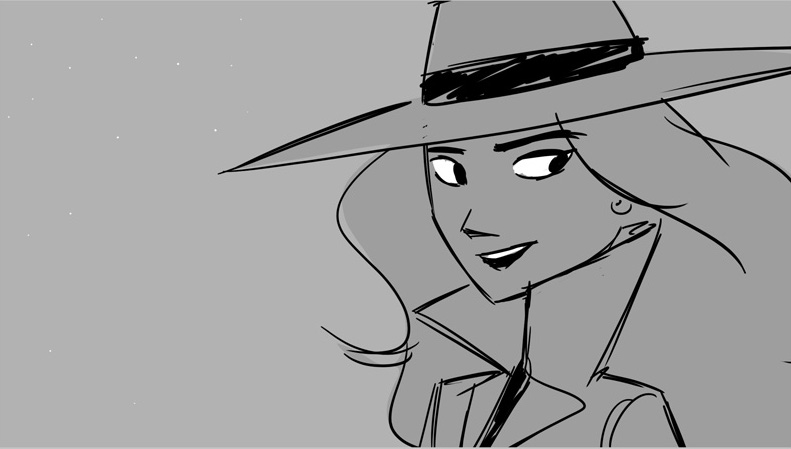 storyboard Carmen Sandiego