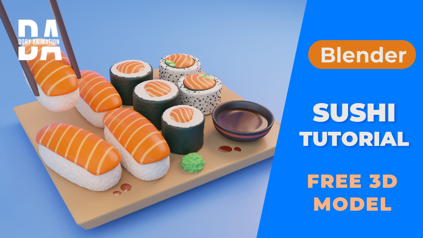 sushi tutorial blender